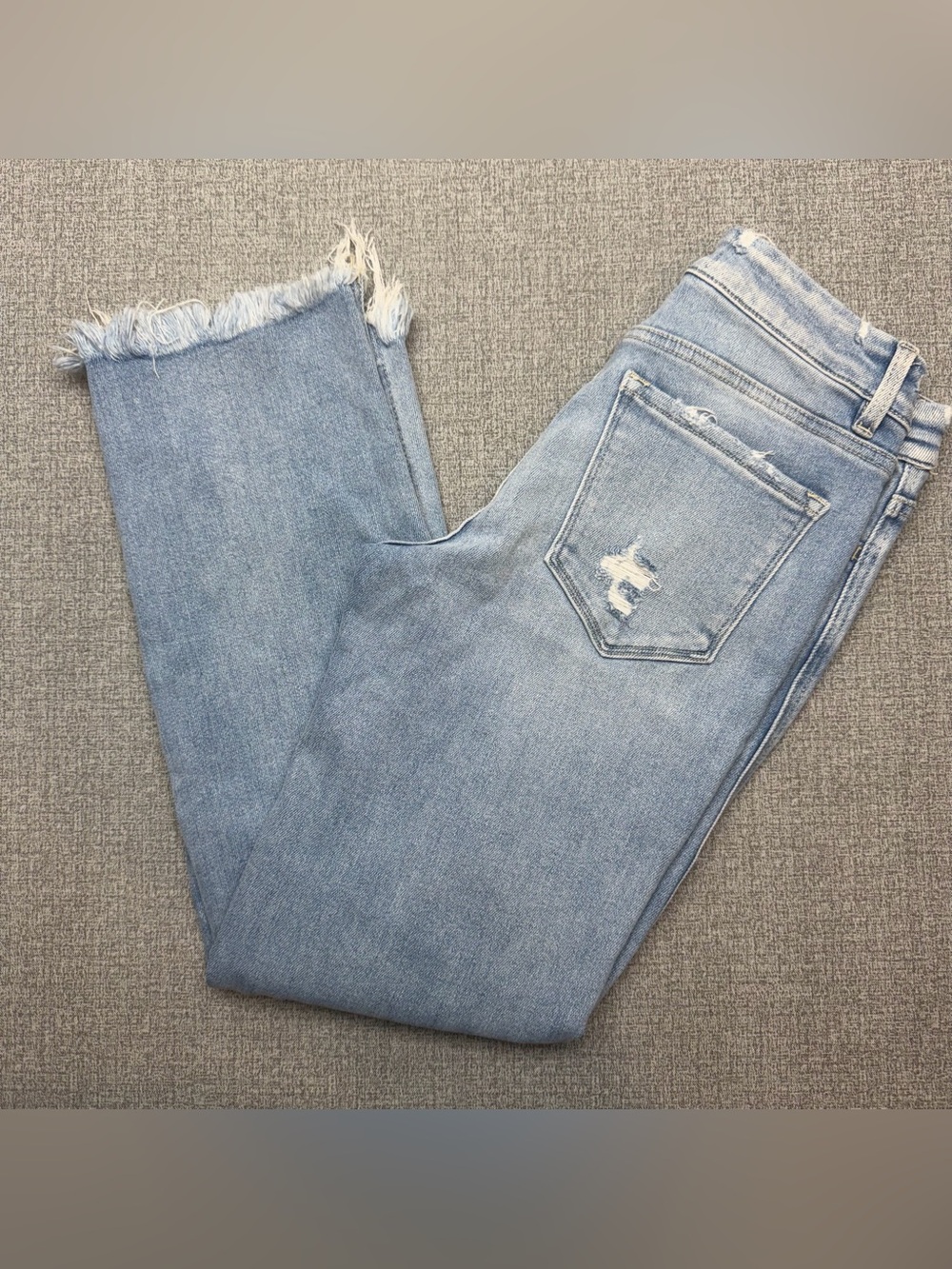 Flying Monkey Mid Rise Cropped Straight Jeans - Picture 3 of 12